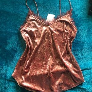 Urban Outfitters Kimchi Blue Velvet Tank